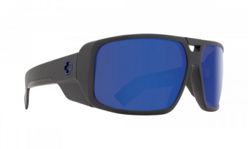 Spy Optic Touring Sunglasses, Matte Black / Happy Bronze with Blue Spectra