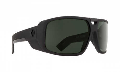 Spy Optic Touring Sunglasses, Soft Matte Black / Happy Gray Green Polar