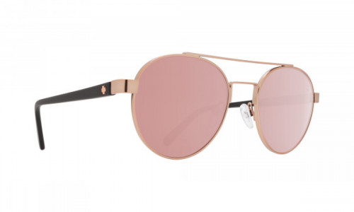 Spy Optic Deco Sunglasses, Matte Rose Gold/Matte Black / Happy Bronze with Rose Quartz Spectra