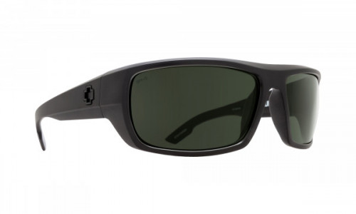 Spy Optic Bounty Sunglasses, Matte Black ANSI RX / HD Plus Gray Green