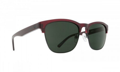 Spy Optic Loma Sunglasses, Translucent Garnet/Matte Black / Happy Gray Green