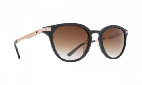 Spy Optic Pismo Sunglasses, Matte Black/Rose Gold / Happy Bronze Fade