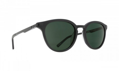 Spy Optic Pismo Sunglasses, Matte Black / Happy Gray Green