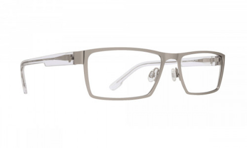 Spy Optic NELSON Eyeglasses, Matte Silver/Crystal
