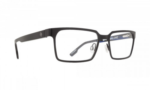 Spy Optic MALONE Eyeglasses, Matte Black/Black Blue Horn