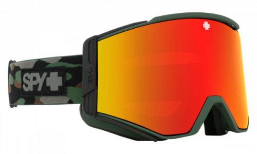 Spy Optic Ace Snow Goggle Sports Eyewear, Camo / HD Plus Bronze w/ Red Spectra Mirror + HD Plus LL Yellow w/ Green Spectra Mirror
