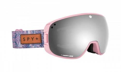 Spy Optic Bravo Snow Goggle Sports Eyewear, Native Nature Pink / Happy Gray Green with Silver Spectra (VLT:17%) + Happy Yellow with Lucid Green (VLT:53%)