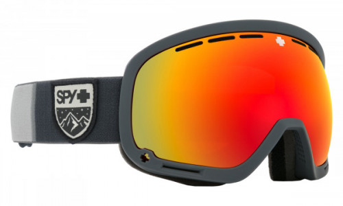 Spy Optic Marshall Snow Goggle Sports Eyewear, Colorblock Gray / HD Plus Bronze w/ Red Spectra Mirror + HD Plus LL Yellow w/ Green Spectra Mirror