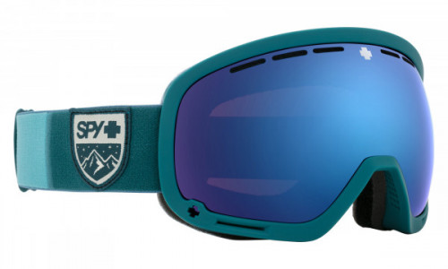 Spy Optic Marshall Snow Goggle Sports Eyewear, Colorblock Teal / HD Plus Rose w/ Dark Blue Spectra Mirror + HD Plus LL Light Gray Green w/ Red Spectra Mirror