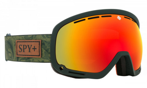 Spy Optic Marshall Snow Goggle Sports Eyewear, Gone Fishing / HD Plus Bronze w/ Red Spectra Mirror + HD Plus LL Yellow w/ Green Spectra Mirror