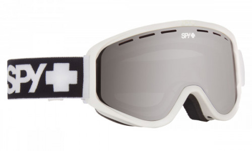 Spy Optic Woot Snow Goggle Sports Eyewear, Matte White / Bronze with Silver Spectra (VLT:12%) + Persimmon (VLT:53%)