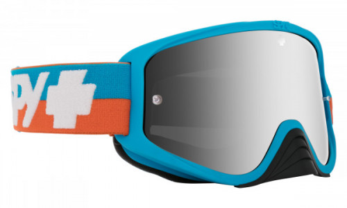 Spy Optic Woot Race Mx Goggle Sports Eyewear, Bolt Blue / HD Smoke with Silver Spectra Mirror - HD Clear