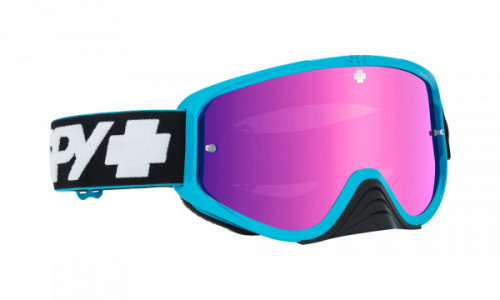Spy Optic Woot Race Mx Goggle Sports Eyewear, Slice Blue / Smoke w/ Pink Spectra + Clear AFP