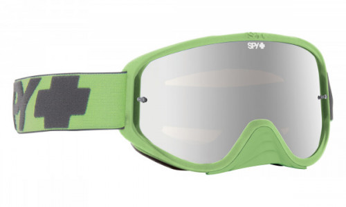 Spy Optic Woot Race Mx Goggle Sports Eyewear, Washed Out Green / Smoke with Silver Spectra + Clear AFP