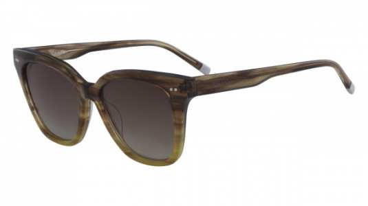 Calvin Klein CK4359S Sunglasses, (203) STRIPED BROWN