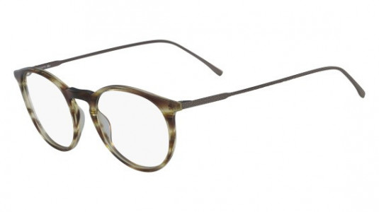 Lacoste L2815 Eyeglasses, (210) STRIPED BROWN