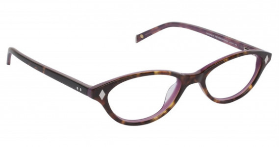 Lisa Loeb Truthfully Eyeglasses, Tortoise /Lavendar (C2)