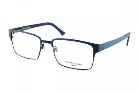 William Morris WMEBEN Eyeglasses, Blu/Blk (C3)