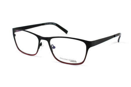 William Morris WM9917 Eyeglasses, Blk/Red (C2)