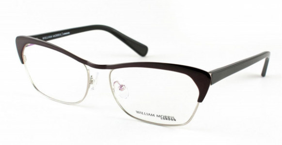 William Morris WM6954 Eyeglasses, BLK/SLVR (C1)