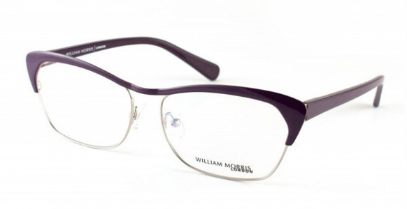William Morris WM6954 Eyeglasses, PUPR/SLVR (C3)