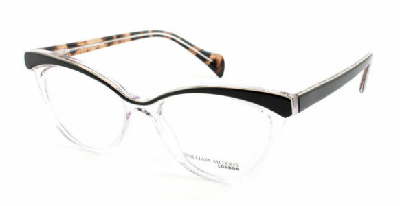 William Morris WM6946 Eyeglasses, CRYS/BLK/LPRD (C4)