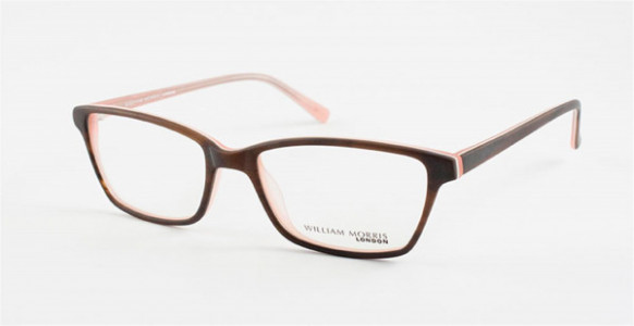 William Morris WM6933 Eyeglasses, Matt  Brown/Pink (C2)