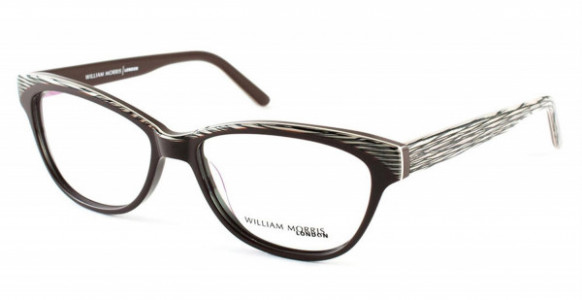 William Morris WM4702 Eyeglasses, Shiny Brown/Brown White (C2)