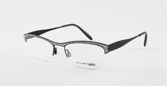 William Morris WM4102 Eyeglasses, BLACK/CRYSTAL (C2) - AR COAT