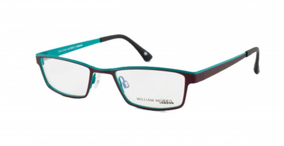 William Morris WM2247 Eyeglasses, Burgundy/Aqua (C1) - Ar Coat