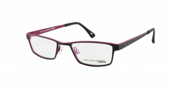 William Morris WM2247 Eyeglasses, Black/Red Line (C4) - Ar Coat