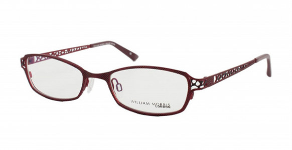 William Morris WM2237 Eyeglasses, RED/BLACK (C4) - AR COAT