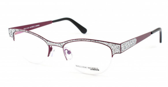 William Morris WM1503 Eyeglasses, SLVR/BURG (C4)
