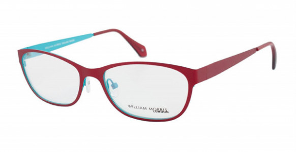 William Morris WM1007 Eyeglasses, RED/TURQ (C1) - AR COAT