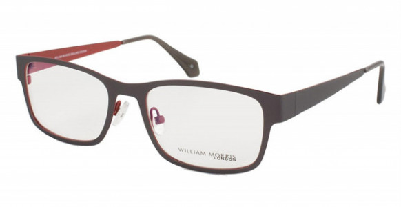 William Morris WM1001 Eyeglasses, GRY/RED - AR COAT