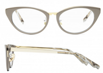 Coco and Breezy Coco and Breezy Rene Eyeglasses, 102 Khaki-Marble-Gold