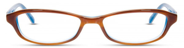 Scott Harris SH-244 Eyeglasses, Brown / Sky Blue