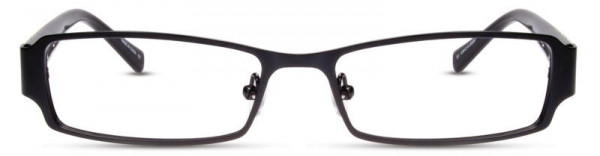 Scott Harris SH-245 Eyeglasses, Black w/White & Kiwi Temples