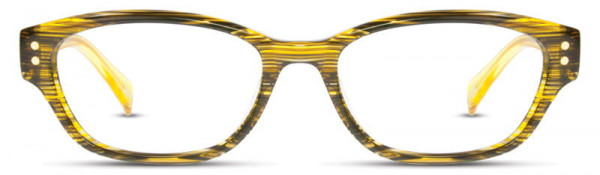 Scott Harris SH-275 Eyeglasses, 3 - Citron / Black