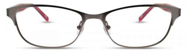 Scott Harris SH-300 Eyeglasses, 3 - Graphite / Raspberry