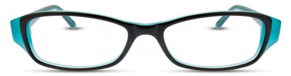 Scott Harris SH-306 Eyeglasses, Black / Teal