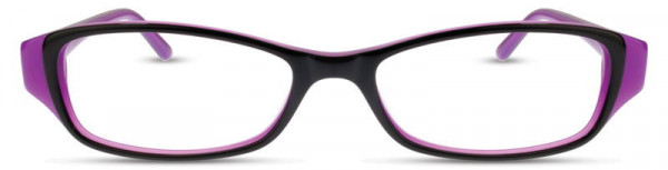 Scott Harris SH-306 Eyeglasses, 3 - Black / Orchid