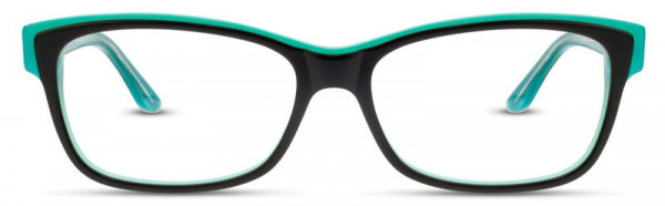 Scott Harris SH-312 Eyeglasses, 3 - Black / Teal