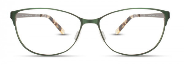 Scott Harris SH-322 Eyeglasses, 3 - Jade / Pewter