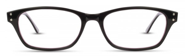 Scott Harris SH-354 Eyeglasses, Black / Magenta