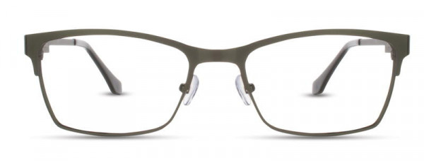 Scott Harris SH-364 Eyeglasses, Olive / Tangerine