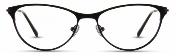 Scott Harris SH-438 Eyeglasses, 3 - Black / Plum