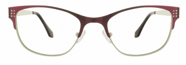 Scott Harris SH-466 Eyeglasses, 3 - Raspberry/Ash