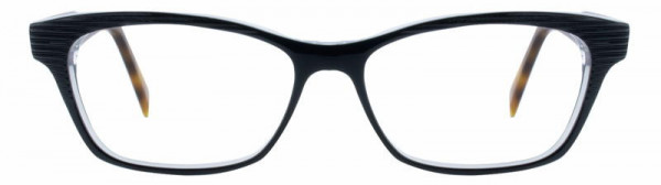 Scott Harris SH-498 Eyeglasses, Black / Crystal / Demi