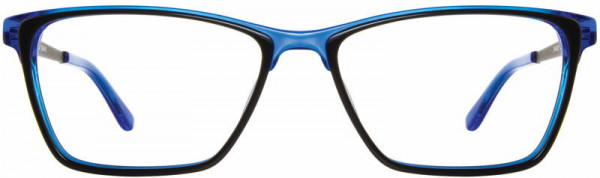 Scott Harris SH-522 Eyeglasses, 2 - Cobalt / Black
